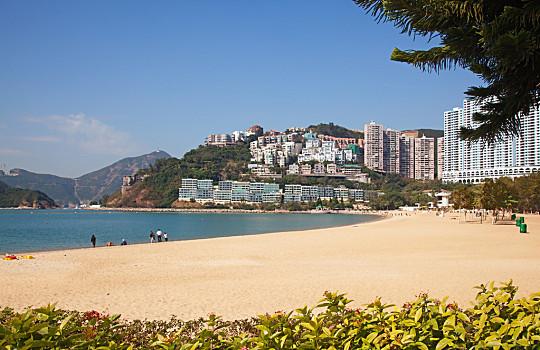 浅水湾,海滩,香港,中国