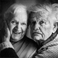 欧美情侣头像老人唯美恩爱象征爱情的情侣头像老人幸福图片