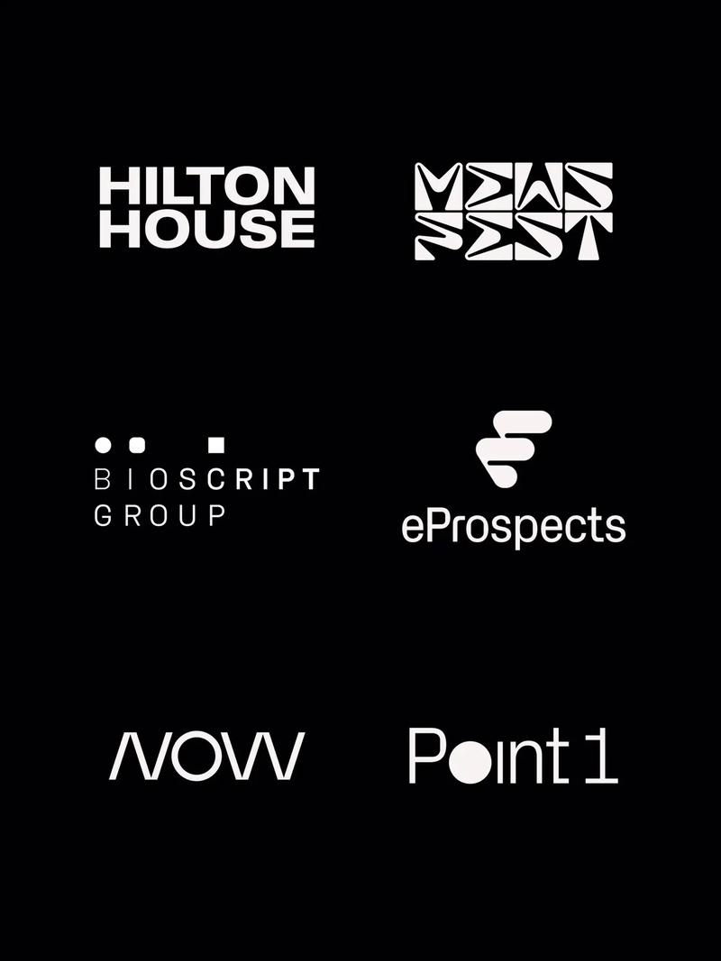 创意logo设计采用了现代化的英文字体设计排版,呈现出简约而又富有