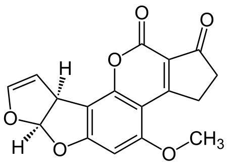 黄曲霉毒素b1结构式