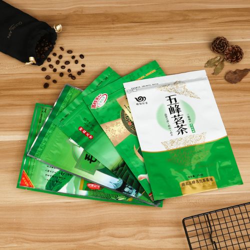 供应密封自立拉链茶叶袋五峰绿茶食品包装袋茶叶花茶食品袋