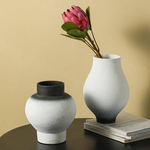 创意陶瓷花瓶摆件客厅插花北欧简约玄关电视柜装饰桌面家居饰品