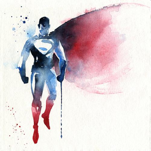 dc漫画超级英雄系列超人superman法国插画师clémentine