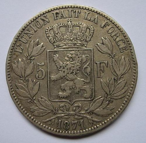 4-7.比利时1871年5法郎
