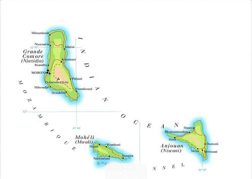 科摩罗的三个岛屿美丽的岛国科摩罗美丽的岛国科摩罗我们来更多的了解