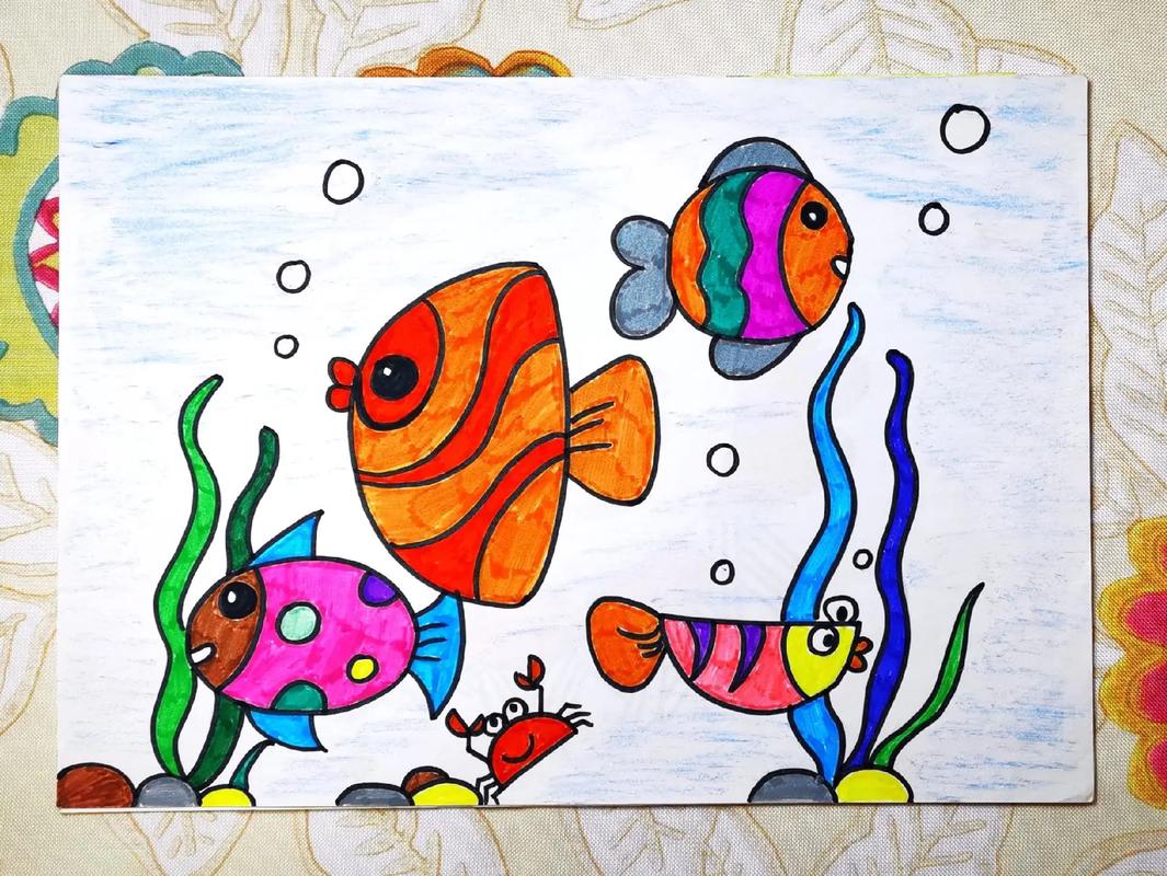 分享一组低龄彩铅儿童画#图文伙伴计划#儿童绘画教程 #彩铅画 - 抖音