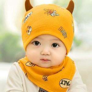 韩国儿童男童纯棉婴儿帽子秋冬6-12个月1-2岁春秋男孩4小孩3宝宝0