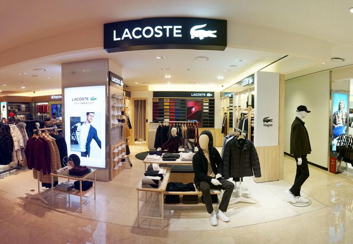 lacoste opens store at shilla ipark duty free