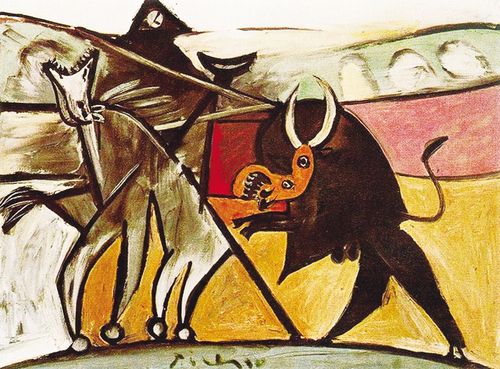 毕加索 《斗牛》 1934年
