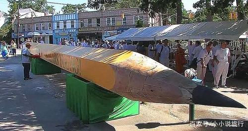 世界上最粗的铅笔:长23米重达9.7吨,一辈子都写不完!