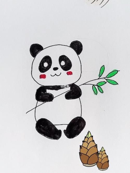 如何画大熊猫