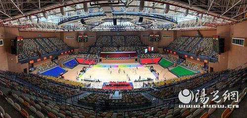 十四运会篮球项目测试赛在西安城市运动公园体育馆开赛_场馆