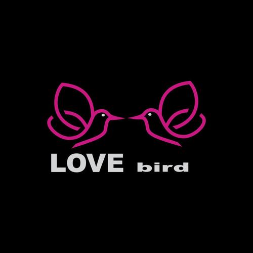 矢量商业爱情小鸟logo标志
