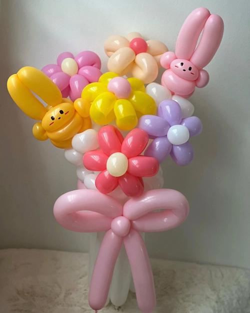兔子气球花