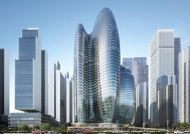 扎哈哈迪德建筑师事务所为oppo设计新总部大楼