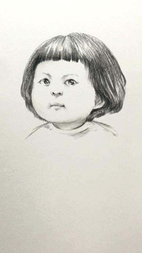 速画小孩肖像的方法()