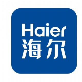 蓝色海尔haier扁平矩形logo图标