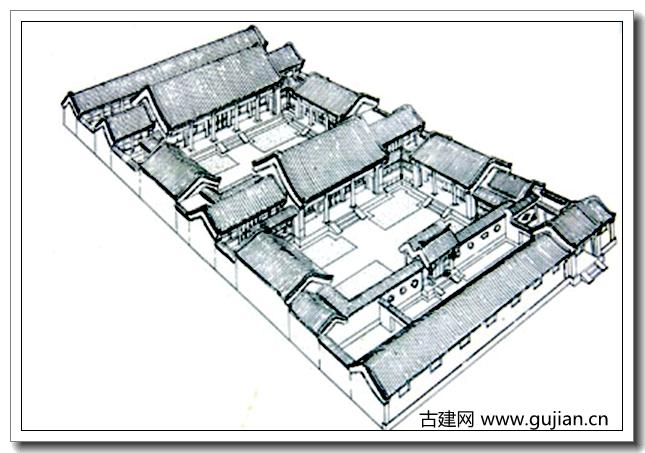 北京四合院的基本格局_古建网 www.gujian.cn