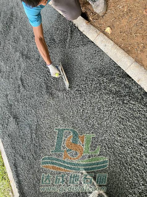 广州地石丽透水混凝土施工步骤