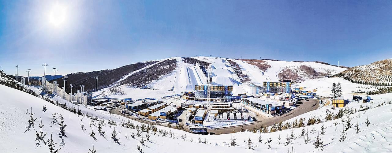 云顶滑雪公园赛场准备就绪张家口赛区