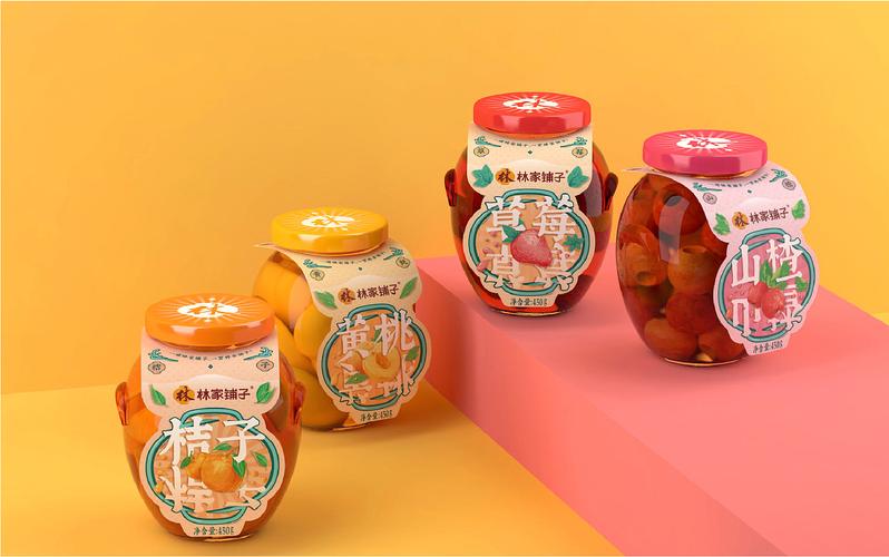 林家铺子 水果罐头包装设计|平面|包装|焙客设计 - 原创作品 - 站酷