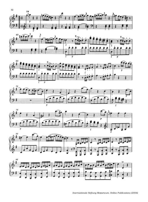 莫扎特k283琴谱