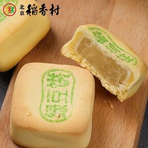 北京稻香村绿豆饼(10块/份)传统特产零食糕点心小吃风味