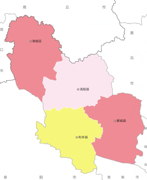 安徽省亳州市有哪几个县?