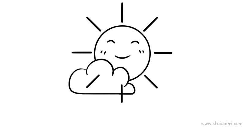 太阳儿童画怎么画 太阳简笔画步骤