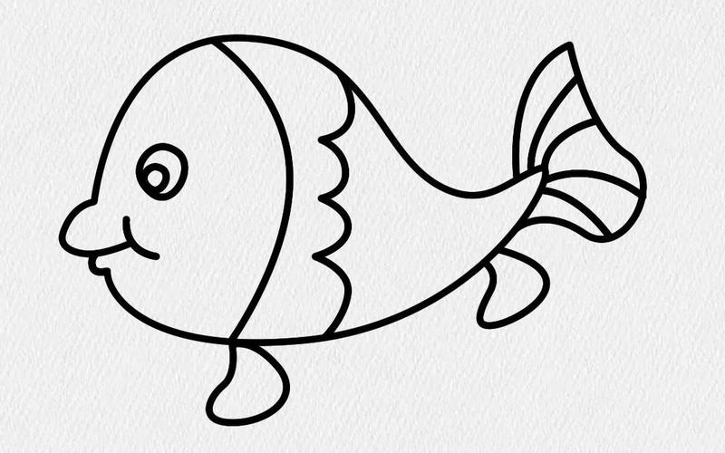 画一条可爱的小鱼