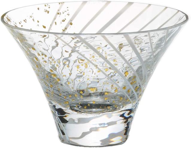 东洋佐佐木玻璃 日本酒杯 80毫升 杯子 江户玻璃 八千代窑 花见酒 茜