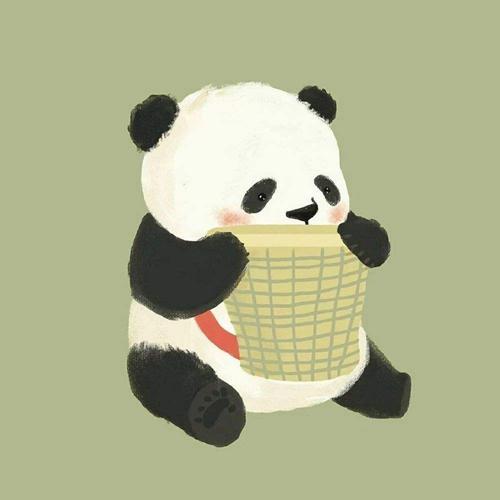 可爱卡通熊猫头像熊猫卡通头像图片大全可爱萌宠手绘熊猫头像熊猫微信