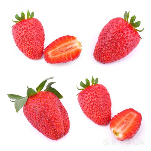 组的四个草莓