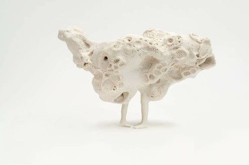 艺术家claudiafontes小型具象瓷器雕塑作品