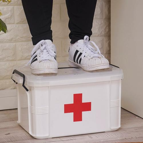 超大号医药箱加厚多层医用药箱儿童急救箱家庭用药物收纳箱收纳盒