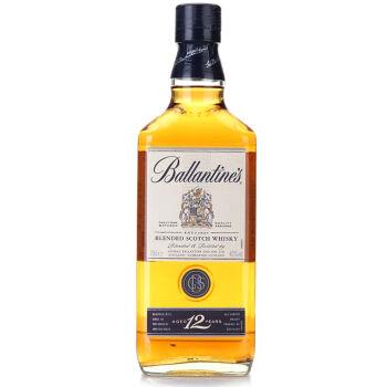 ballantines百龄坛十二年苏格兰威士忌700ml218元
