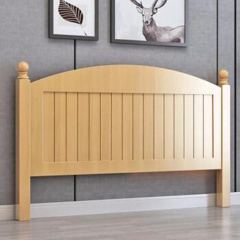 皇琛 简易床头经济型床头板双人床头靠背 实木床头现代简约1.