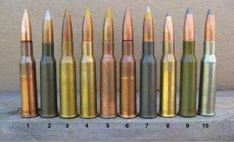 7.62×51mm步枪弹是当今武器中装备最多的子弹口径,另外还有51式7.
