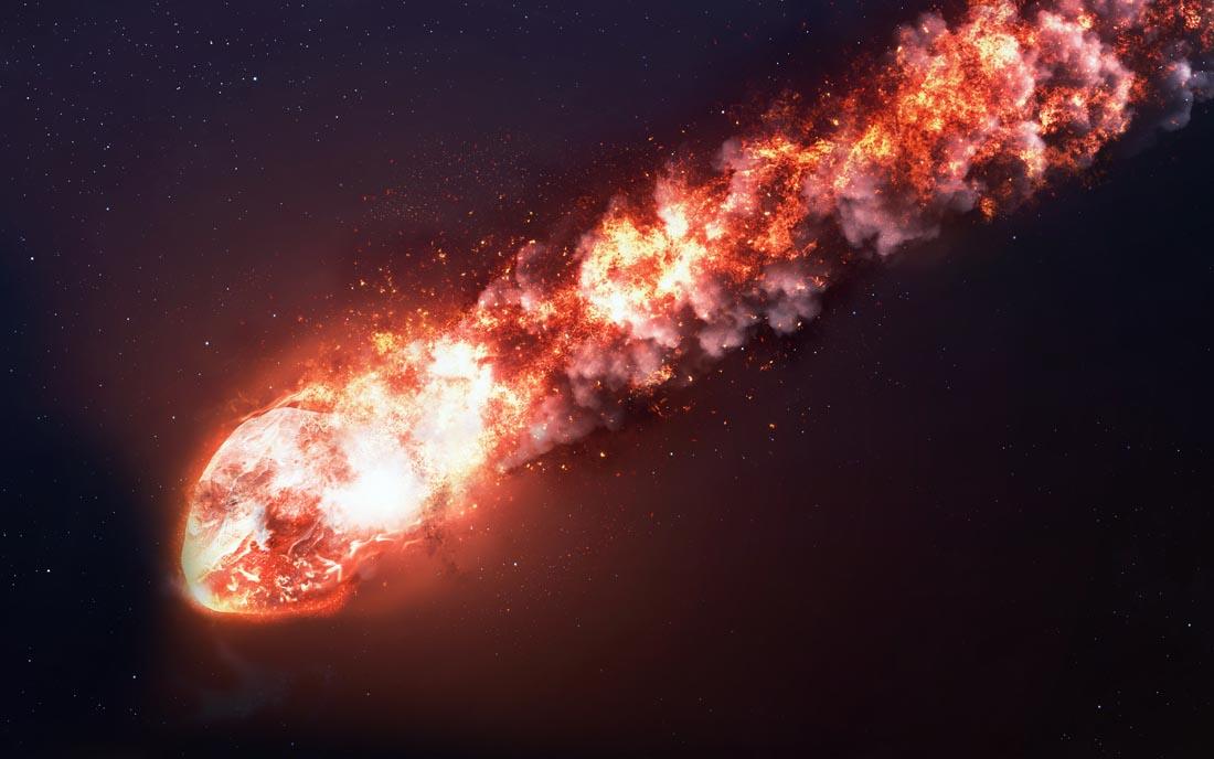 陨石流星灾难高清图片