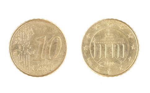 10欧分,2002年起照片