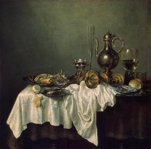 【转载】十七世纪的奢华——荷兰静物画家海达的作品赏析 - 原野的风