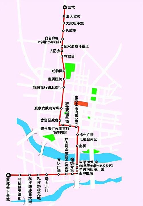 锦州5条公交线路有调整,点击查看详情
