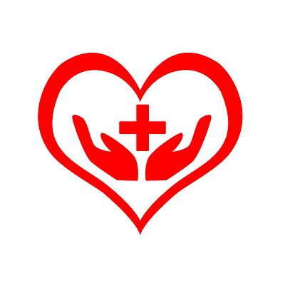 爱心手捧十字素材世界红十字日