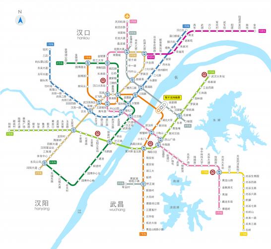 高清武汉地铁线路图