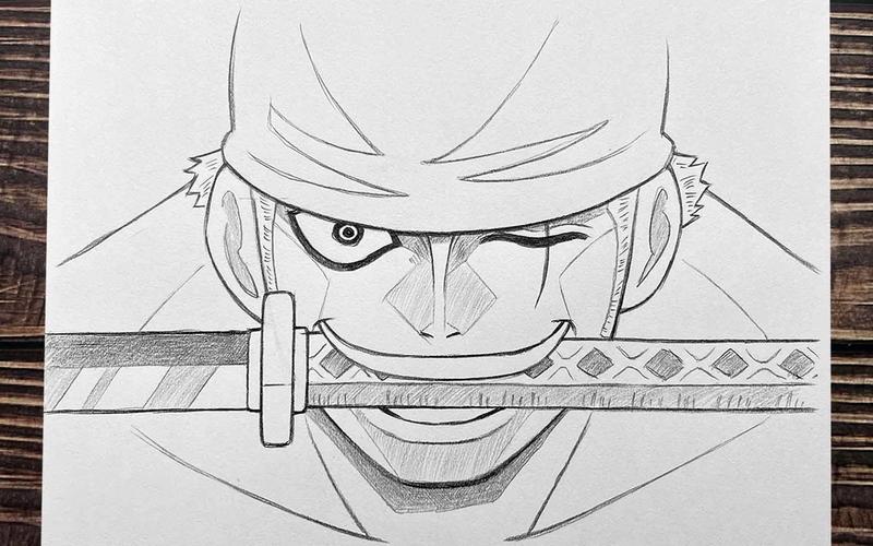 【手绘】索隆-《海贼王》丨铅笔草图