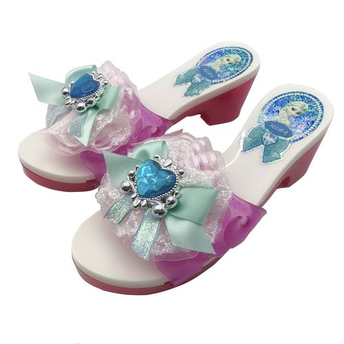 厂家直供女童可爱水晶高跟鞋儿童梦幻公主水晶鞋玩具可定制
