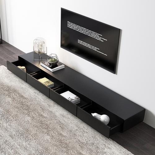 电视柜茶几组合套装现代简约北欧小户户型客厅家具黑白电视柜