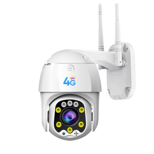 4g摄像头家用网络摄像机夜视室外无线监控器插卡网络摄像机