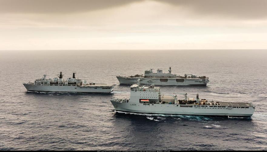 2016年9月28日,英国海军联合远征舰队前往地中海.
