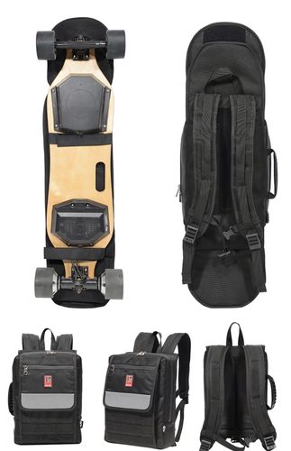 mackar潮牌原创设计双肩滑板包双翘板小鱼板滑板袋背包电动滑板包_7折